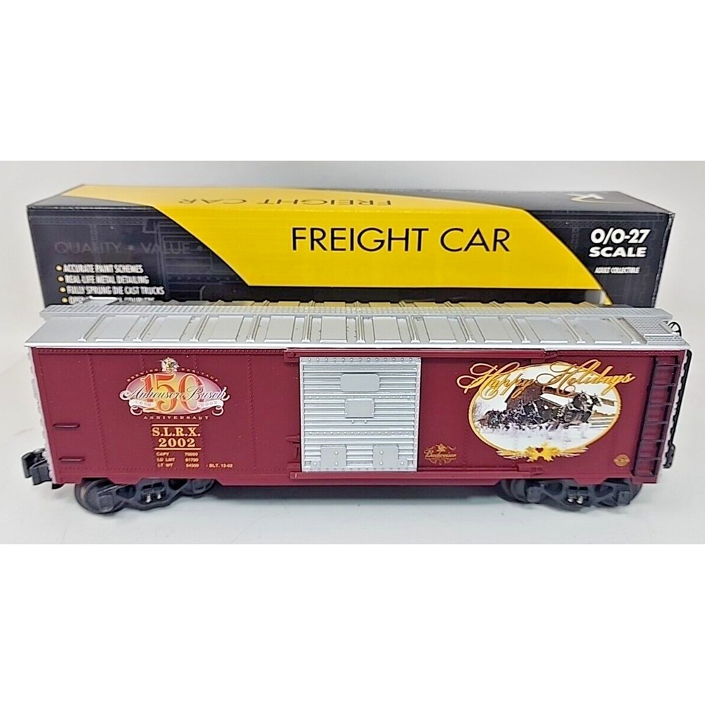 K-Line K641-5603 O/O-27 Anheuser Busch Budweiser Clydesdale Holiday Boxcar U278